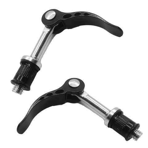 2 Pack Quick Release Seat Post Clamp Pin M8x65mm Heavy-Duty High-Strength Aluminum Alloy For Mountain Bikes Road Bikes Folding Bikes And Strollers No Tools Needed Tool-Free Lock Lightweight Seatpost Binder Bolt