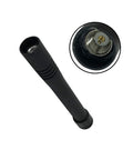 10Pcs UHF Stubby Antenna 400-470MHz For VX Series Handheld Radios, 3.7 Inch, SMA Male Connector, close-up view of connector