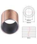Heavy Duty Sleeve Bearing Oilless Bushing Plain Bearings With 28mm Bore 32mm Outside Diameter And 40mm Length side view image.