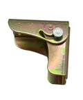 Beefed Up Hidden Door Hinges With Self Locking Folding Lift Support for cabinets, steel hinge in gold finish, 65x60x45 mm