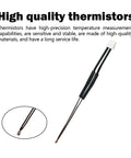 Close-up of high-quality thermistor for 0.4mm Ceramic Hotend Upgrade For Elegoo Centauri Carbon 3D Printer with wiring detail.