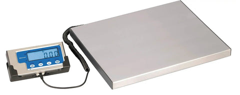 Heavy Duty Portable Shipping Scale Boasting Rock Solid 400Lb Capacity And Roomy 12X15 Platform with LCD readout