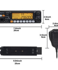 Rugged 10 Meter Mobile Radio For Truckers With AM FM And SSB CTCSS DCS 28.0 To 29.7 MHz 60W AM 50W FM 60W SSB PEP Large LCD Display
