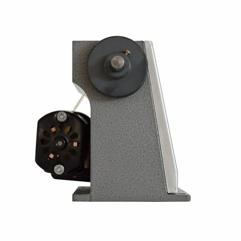 Side view of Pedal Type Electronic Winding Machine 220V 500-4000 RPM Foot Switch Coil Winder, showing motor and spool mechanism.