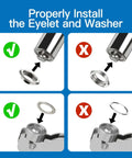 Heavy Duty Grommet Tool Kit With One Quarter Inch And Three Eighths Inch Punch Pliers installation guide for eyelets and washers