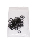 Viton O-rings, 7/32 in ID x 11/32 in OD, black, pack of 50