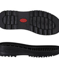 Replacement Rubber Full Outsole For Leather Shoes Non Slip Wear Resistant Black 1 Pair Size 9.8cm Wide 25.5cm Long 4.4cm Thick
