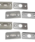 4 Sets Small Closet Door Ball Catch Kit In Stainless Steel With Strike Plate Drive In Ball Latches Hardware