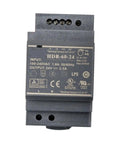 DIN Rail Power Supply 60W 24V 2.5A Ultra Slim 3SU Step Shape Industrial Grade UL Class II LPS Certified 4KV Isolation for Industrial Automation and Home Automation Projects, front view