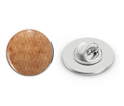 Front and back view of Thin Line First Responder Lapel Pin Tie Tack Three Quarter Inch Copper Tone Metal Pinback Honoring Law Enforcement.