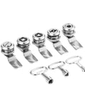 Stainless Steel Door Cam Lock for Cabinets and Drawers, Electric Lock with Triangle Inner-Hexagon Design, Durable Cupboard Security