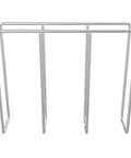 Chrome U-Shaped Wire Tray Divider for Baking and Cookie Sheets in Wall or Base Kitchen Cabinets, 3.25 Inch Face Opening.