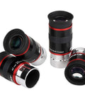Ultra Wide 68 Degree 1.25 Inch Eyepiece Set For Telescopes With FMC Green Film Optics Includes 6mm 9mm 15mm 20mm Fully Multicoated
