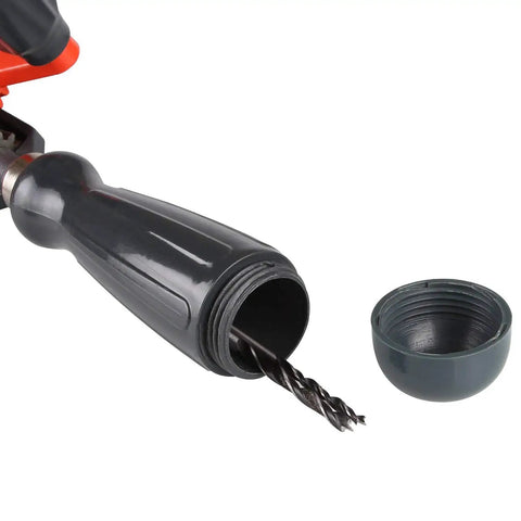 Beast Mode Manual Hand Drill 3/8 Inch Capacity With Double Pinion Geared Drive And 3 Jaw Chuck For Wood Plastic Soft Metal The Go To DIY Tool Portable Pin Vise Included Smooth Powerful And Easy To Use
