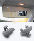 Two Pack Audi Inner Sun Visor Clips Upgrade Car Visor Holder Hook Keeps Your Sun Visor Firmly In Place, Works With A1 A3 A4 A5 Q3 Q5 S3 S4 S5 TT, OE Style 8U0857562A Gray Interior Accessory