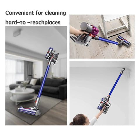Replacement Quick Release Extension Wand For Dyson V7 V8 V10 V11 V15 Series in use cleaning high and low areas