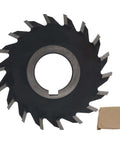 Beefy HSS Disk Shaped Milling Cutter Disc Set With 32mm Bore, 100x6mm, for Metalworking Gear Cutting, black toothed cutter
