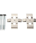 Upgrade Your Ride With This Front Brake Pad Pin Installation Kit For The Peugeot 406 Years 1997 Through 2004. This Complete Metal Hardware Set Includes Essential Clips And Pins To Ensure A Direct Fit Replacement That Fixes Worn Disc Brake Caliper Issues.