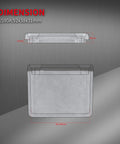 Dimensions diagram of 1590A Diecast Aluminum Guitar Pedal Enclosure Stomp Box Case Unfinished 92x38x31mm DIY Effects Box