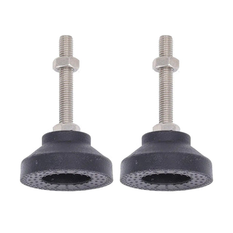 Heavy Duty Swivel Leveling Mounts With Tough Adjustable Furniture Feet Bringing Rock Solid Stability And Knocked Out Wobble Featuring Round M8 Base.