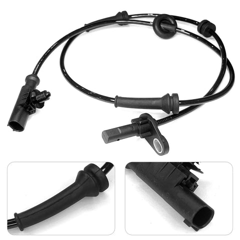 Top Shelf Rear Left Abs Wheel Speed Sensor Oem Replacement For Heyue Anti Lock Brake System cable with connectors and protective casing.