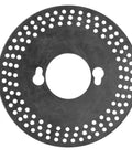 Top view of Beefy Iron Dividing Plate For Rotary Table Indexing Plate 9x9x1 With 36 40 48 Holes Heavy Duty Workhorse For Milling Z023