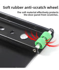 Heavy Duty Side Mount Ball Bearing Drawer Slides With Dead Silent Smooth As Butter Glide For Full Extension Cabinets And Deep Drawers Built Tough For Heavy Daily Loads, showing soft rubber anti-scratch wheel.