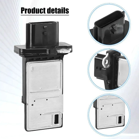 Mass Air Flow Sensor Meter For Cars OEM 22680-7S00A 22680-7S000 airflow sensor details showing plug-and-play design for Nissan.