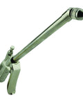Turbo Siphon Spray Cleaning Blow Gun 225 Max PSI, pro grade aluminum body with adjustable air and liquid mix, side view.