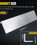 Heavy Duty 12 Inch Aluminum Angle Stock Built Tough 3 By 3 By 1 Quarter Inch Aluminum Angle Iron Made From 6061 Aluminum Alloy