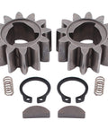 Beefed Up 12 Tooth Drive Gear Kit For Lawn Mower HRR216 HRS216 12T Pinion Gear Replacement With Keys Springs And Clips