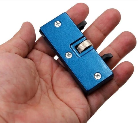 Pro Grade Adjustable Watch Back Case Opener Tool For DIY Watch Repair Stainless Steel Screw Wrench Kit Watchmaker Holder Case Opener For 11mm To 54mm Watch Cases Durable Metal Repair Tool