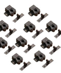 Magnetic Cabinet Latch And Door Stop Set For Wardrobe And Furniture, Soft Close Damper Buffer, bronze hardware set