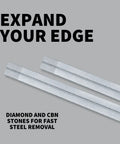 Diamond Coated Tri Angle Sharpmaker Stones For Quick Steel Removal 7 Inch Sharpening Rods Set For Tri Angle Sharpmaker System