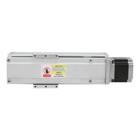 Rock Solid Cnc Slide Stage Actuator Building Slick Motion Systems With Smooth Ball Screw Linear Guide Rail 100Mm Stroke aluminum frame side view