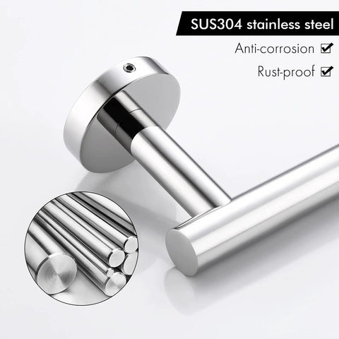Stainless Steel Toilet Paper Holder Wall Mount Dope Rustproof SUS 304 Polished Finish Paper Towel Dispenser, anti-corrosion