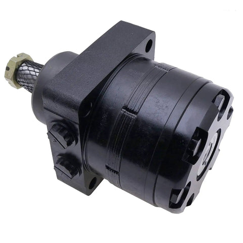 Heavy Duty Hydraulic Drive Motor Replacement Compatible With Jlg And Parker Tg0280Us080Aaab, showing a black steel motor with mount.