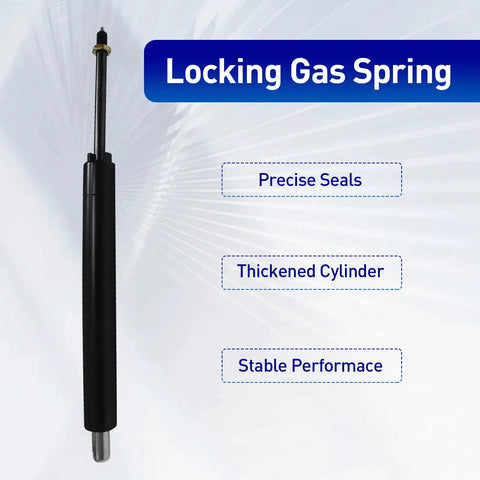 Built Different Gas Springs For Beds, Heavy Duty Lockable Struts With Freakin Smooth Soft Close, Tough As Nails Pro Grade Zinc Coated Steel Lifters For Storage Furniture And Toolboxes 65Lb 16In, locking gas spring with thickened cylinder.