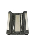 Top Tier Linear Guide Rail Slider With Smooth Glide Action SHW12CRM GK Block Carriage showing ball bearings and metal rail for CNC robotics.