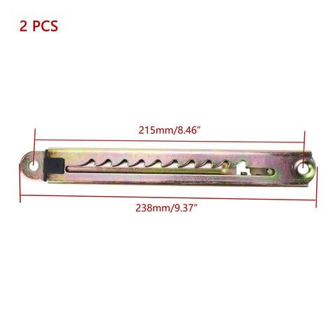 Heavy Duty Adjustable Lifting Rod Hinge For Massage Couch And Spa Beds Built Tough As Nails With Cold Rolled Steel measures 238mm