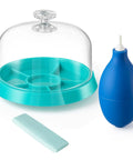 3 Piece Watch Cleaning Kit With Putty Movement Dust Cover And Air Blaster For Precision Watch Maintenance