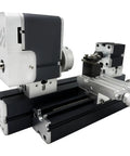EssSthmy Height Enhanced Mini Lathe Machine 50mm Center Height, compact design for precision woodworking and metal engraving.