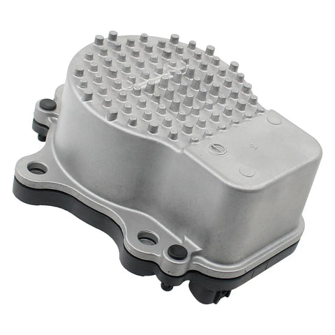 Performance Direct Swap Electric Engine Water Pump For Honda Accord And Honda Crv Two Liter Fhev Hybrid Trims Two Thousand Eighteen Through Twenty Twenty Two Fits Like A Glove Plug And Play Tackles Heat Like A Champ - silver pump part with a textured surface.