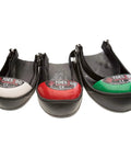 Toes2Go Steel Toe Cap Overshoe Heavy Duty Waterproof PVC Work Shoe Covers Built Tough No Slip Traction All Day Comfort On Site For White Toe SML M2-7 W4-9, red and green variants