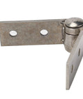 Stainless Steel Frameless Folding Window Hinge Heavy Duty Butt Hinge For Cabinet Doors Electrical Boxes And Furniture Accessories Polished Finish 8.6x2.3cm Easy Install, side view