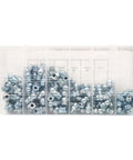 Top Rated 110 Piece Grease Nipple Assortment Kit With One Way Check Valve Stops Backflow For Heavy Duty Hydraulic Car And Truck Maintenance Jobs, assorted metal fittings in plastic case