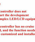 Note about Heavy Duty 48V 1500W Brushless Motor Speed Controller For Electric Scooter detailing its limitations.