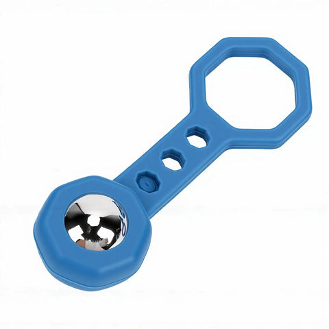 Eujgoov Magnetic Stud Finder 2 Pack, Handheld Wall Detector for Metal, blue, ergonomic design, includes circular magnet.