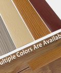 Self Adhesive Floor Transition Strip 2 Inch Wide Brown Wood Grain Vinyl 20 Feet Long Easy Peel And Stick Durable PVC