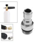 Set Of 2 Pressure Washer Adapters Quarter Inch Quick Connect To M14 Thread Brass Coupling Quick Disconnect Kit For Spray Lance Hose And Pump